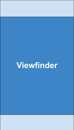 Illustration of an activity whose aspect ratio is less than the aspect ratio of the viewfinder inside