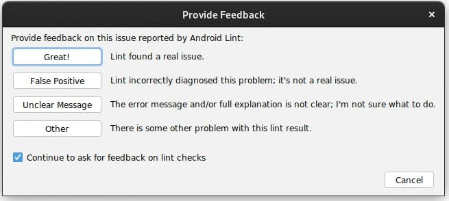 ChromeOS lint rules in Android Studio | ChromeOS for developers